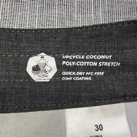 Vissla The Point Board Shorts Size 30 Small 19.5" Blue Gray Striped Surf Swim - Picture 5 of 12